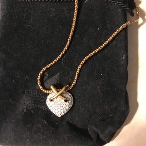 Swarovski crystal heart necklace